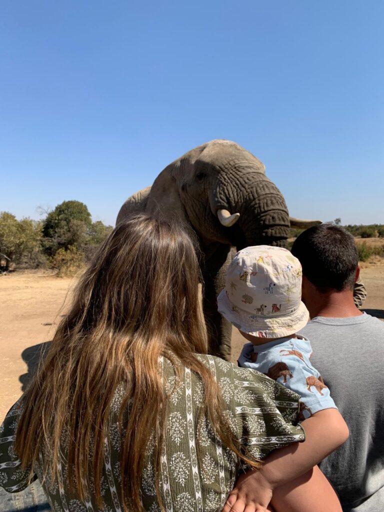 On safari in South Africa with Lians family
