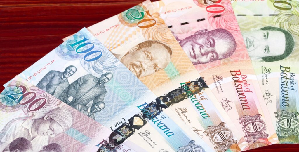 Pula del Botswana banconote