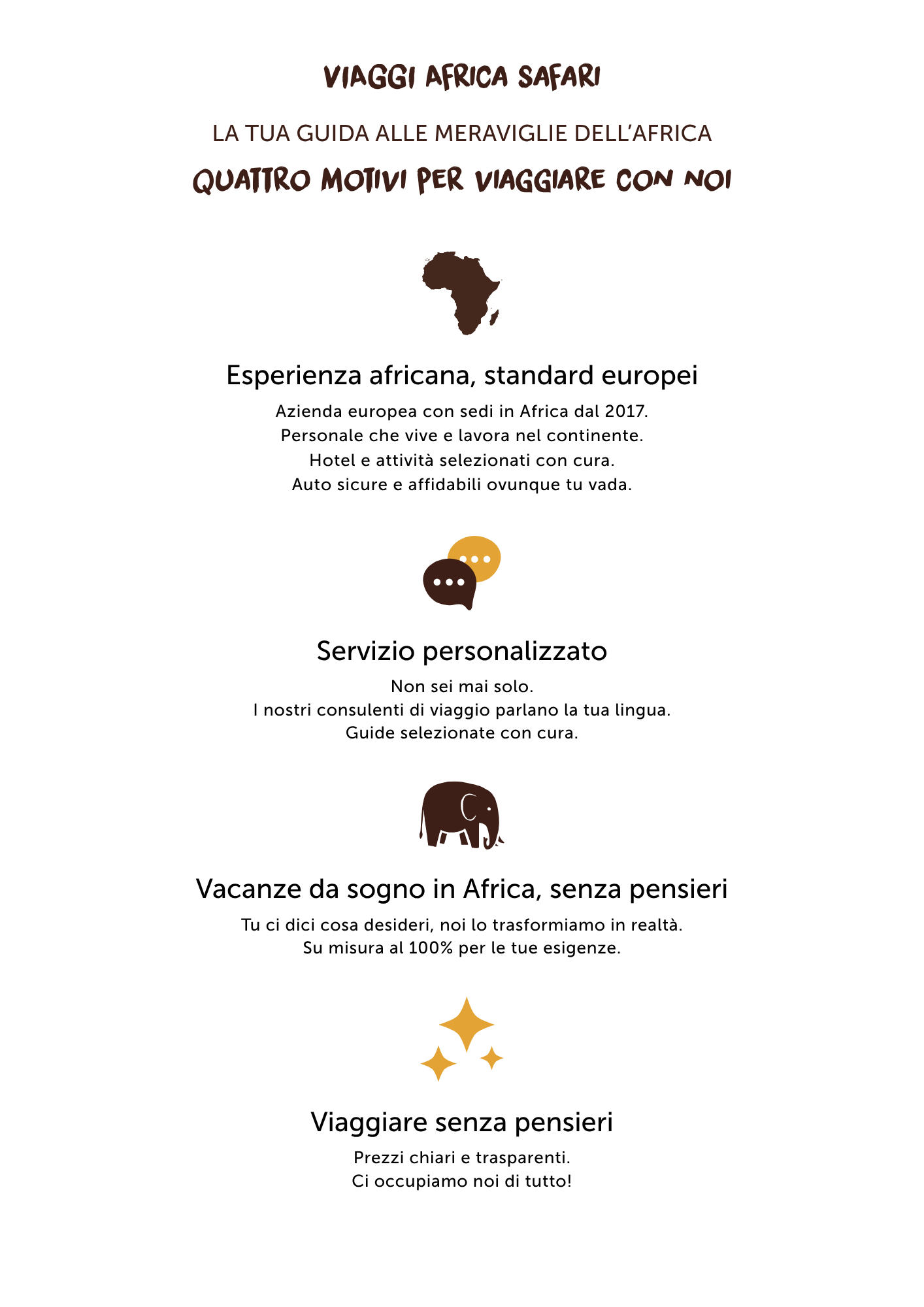 Perché prenotare con Africa Safari Trips?